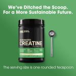 پودر کراتین مونوهیدرات میکرونیزه Optimum Nutrition (ON) 1200 گرم - بی‌طعم