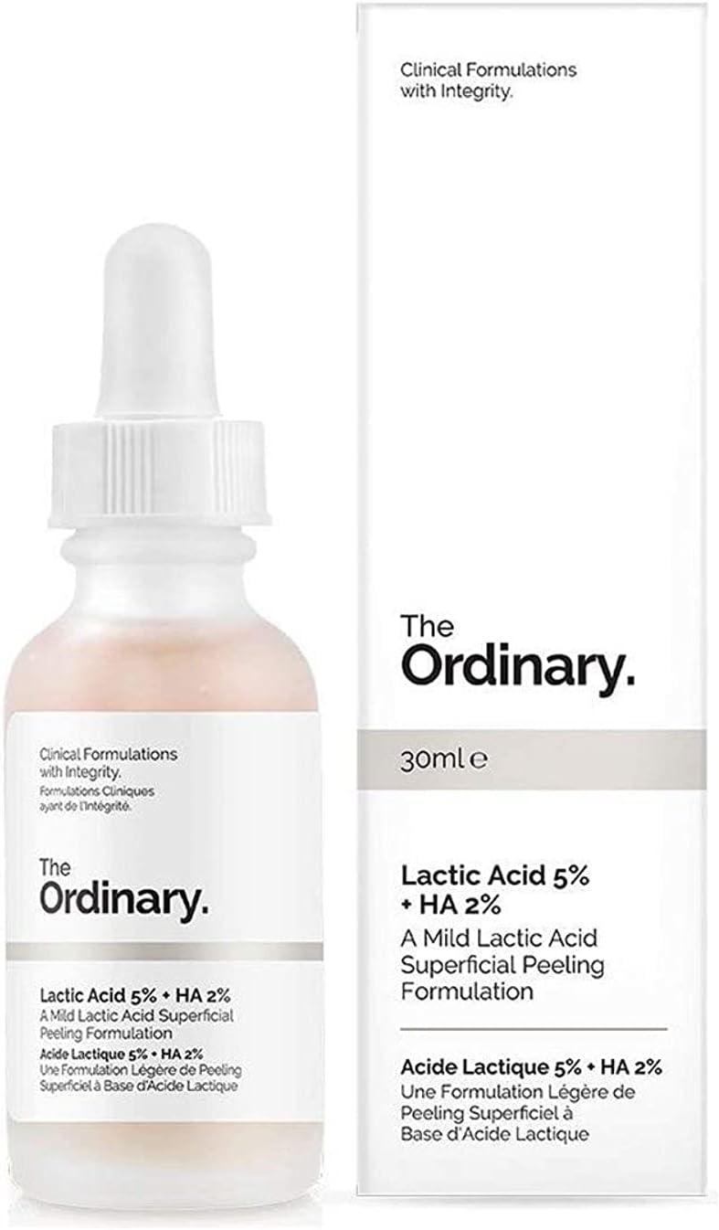 سرم اسید لاکتیک ۵٪ The Ordinary با HA ۲٪ — ۳۰ میلی‌لیتر