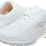 کفش پیاده‌روی زنانه Skechers GO WALK 6 - سفید آبی روشن (سایز 38)
