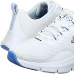 اسنیکر زنانه اسکچرز Comfort Flex سایز 41 سفید آبی