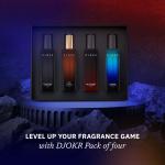 ست هدیه عطر مردانه DJOKR — 4×20 میلی‌لیتر (سیگنیچر، آن د راکس، عود و مارین)
