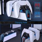 ایستگاه شارژ FALAMIAO برای کنترلر PS5 — شارژ سریع دوگانه 2 ساعته