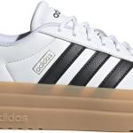 کفش ورزشی زنانه ادیداس VL Court Bold سایز 36 سفید مشکی خاکستری