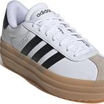 کفش ورزشی زنانه ادیداس VL Court Bold سایز 36 سفید مشکی خاکستری