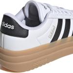 کفش ورزشی زنانه ادیداس VL Court Bold سایز 36 سفید مشکی خاکستری