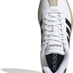 کفش ورزشی زنانه ادیداس VL Court Bold سایز 36 سفید مشکی خاکستری