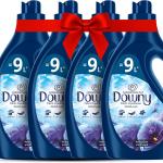 نرم‌کننده پارچه داونی غلیظ – رایحه دره ولی، 3 لیتر × 4