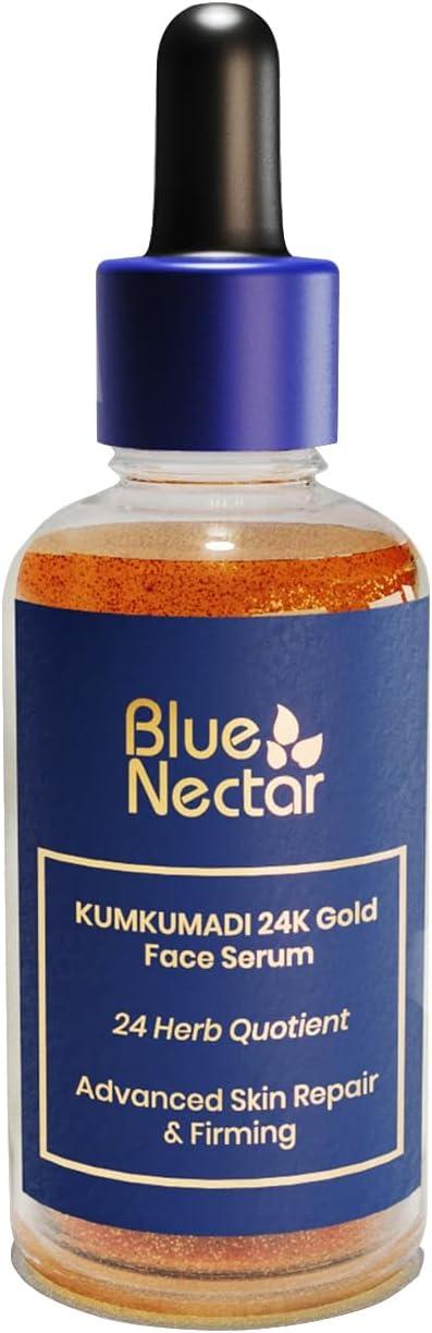 سرم طلای 24 عیار Blue Nectar کومکومادی - 30 میلی‌لیتر