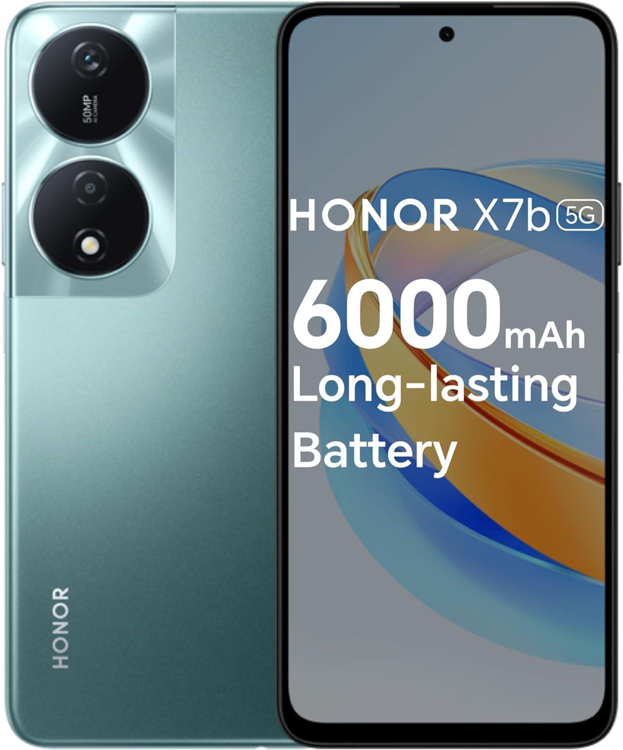 گوشی HONOR X7b 5G — رم 8 گیگ، حافظه 256 گیگ (سبز یشمی)